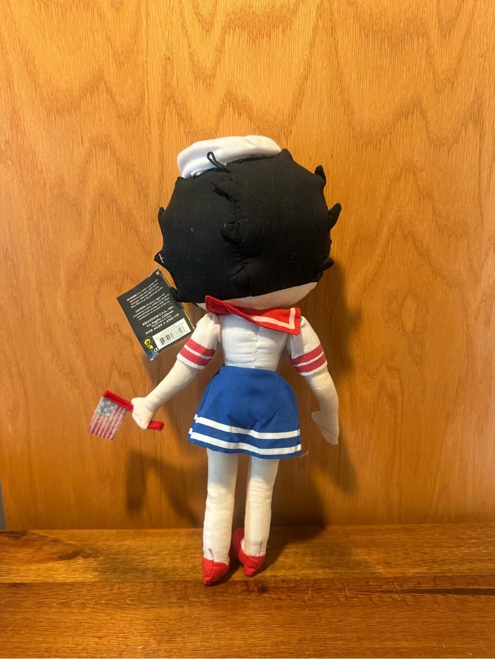 17” Patriotic Sailor Betty Boop Stuffed Plush Doll 2004 Kellytoy - 4th of July
